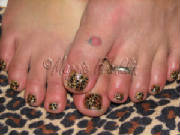 leopard rockstar toes
