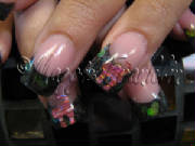 rockstar nails w/ custom confetti