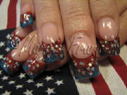 rockstar nails for 4th of july